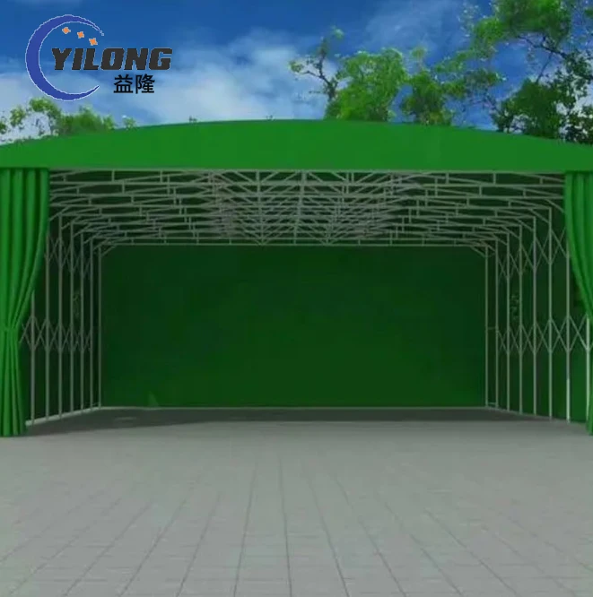 Outdoor waterproof roofing canvas steel frames pvc car shelter