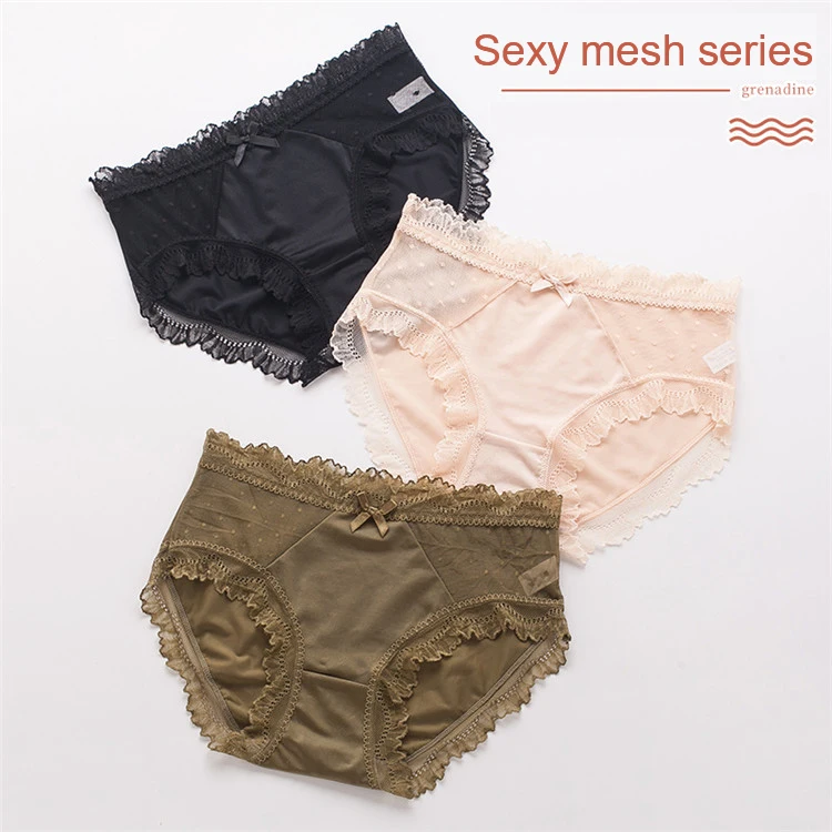 Hot Young Girls Women Sexy Butterfly Lace Brief Panties Underwear  With Panties Lace Underwear