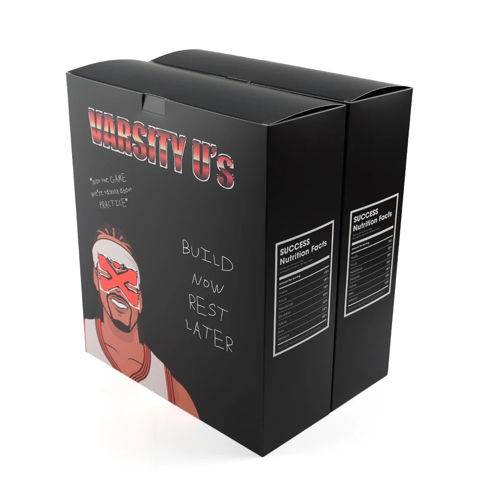 Custom Recycled Cardboard Paper Box Cereal Packaging box display case