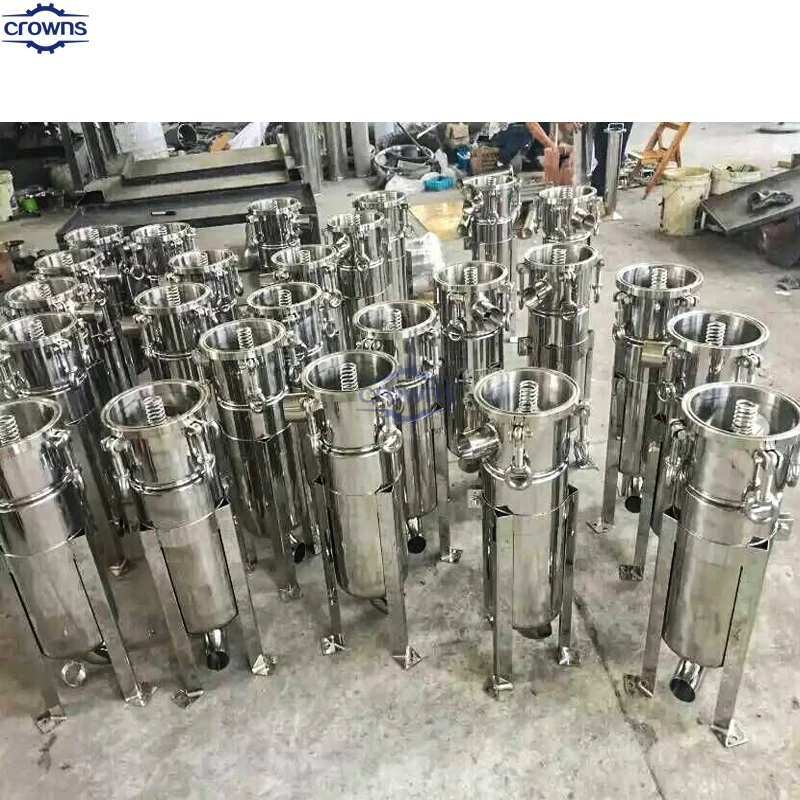 Stainless Steel 304/316L Bag Filter Housing for Industrial Water Treatment