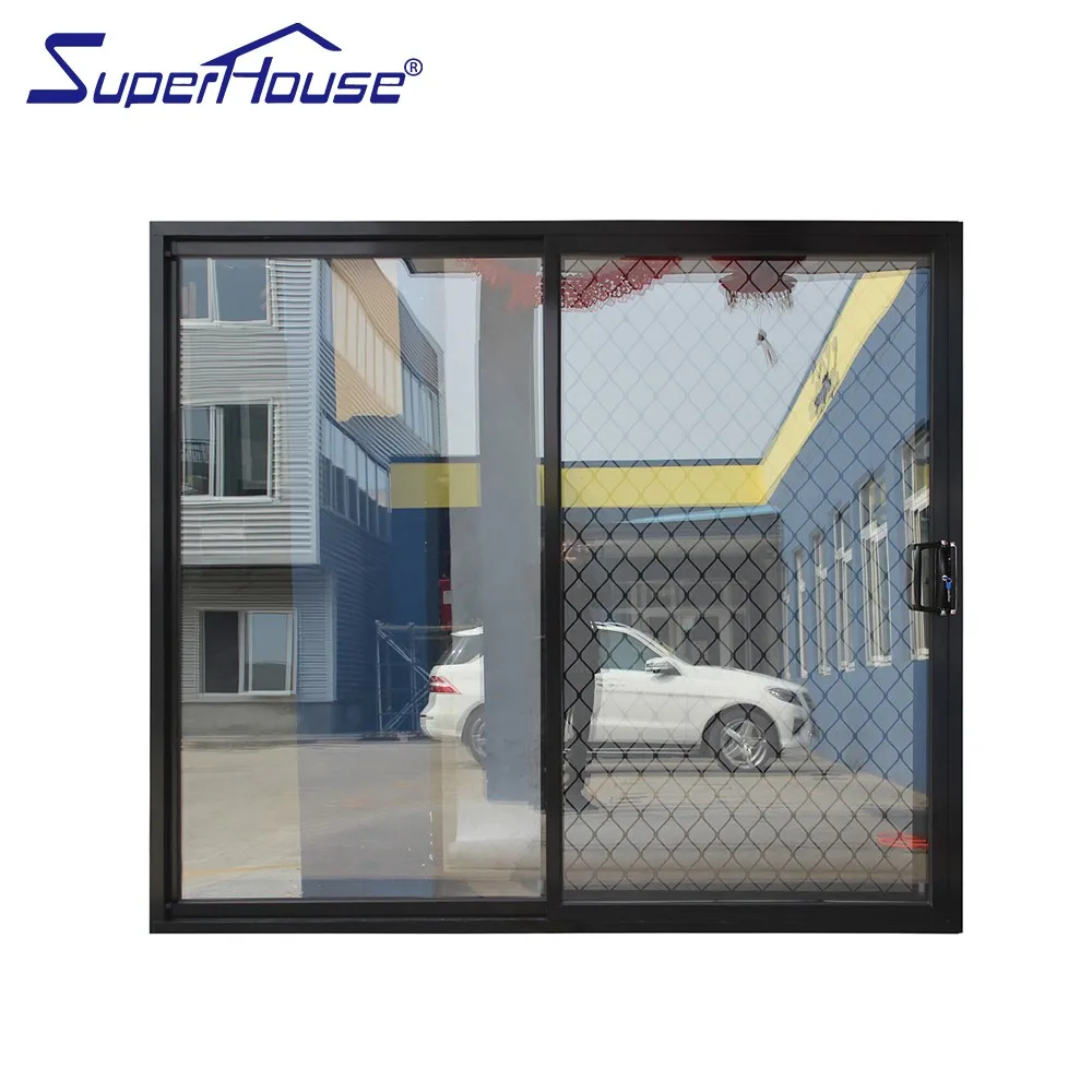 Superhouse Manufacturer AS 2047 Australian Standard Glass Doors Soundproof Aluminum Patio Sliding Door For Balcony