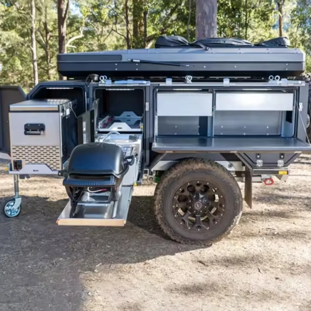 New Forward Folding Trailer Manufacturer Camper Trailer With outdoor kitchen