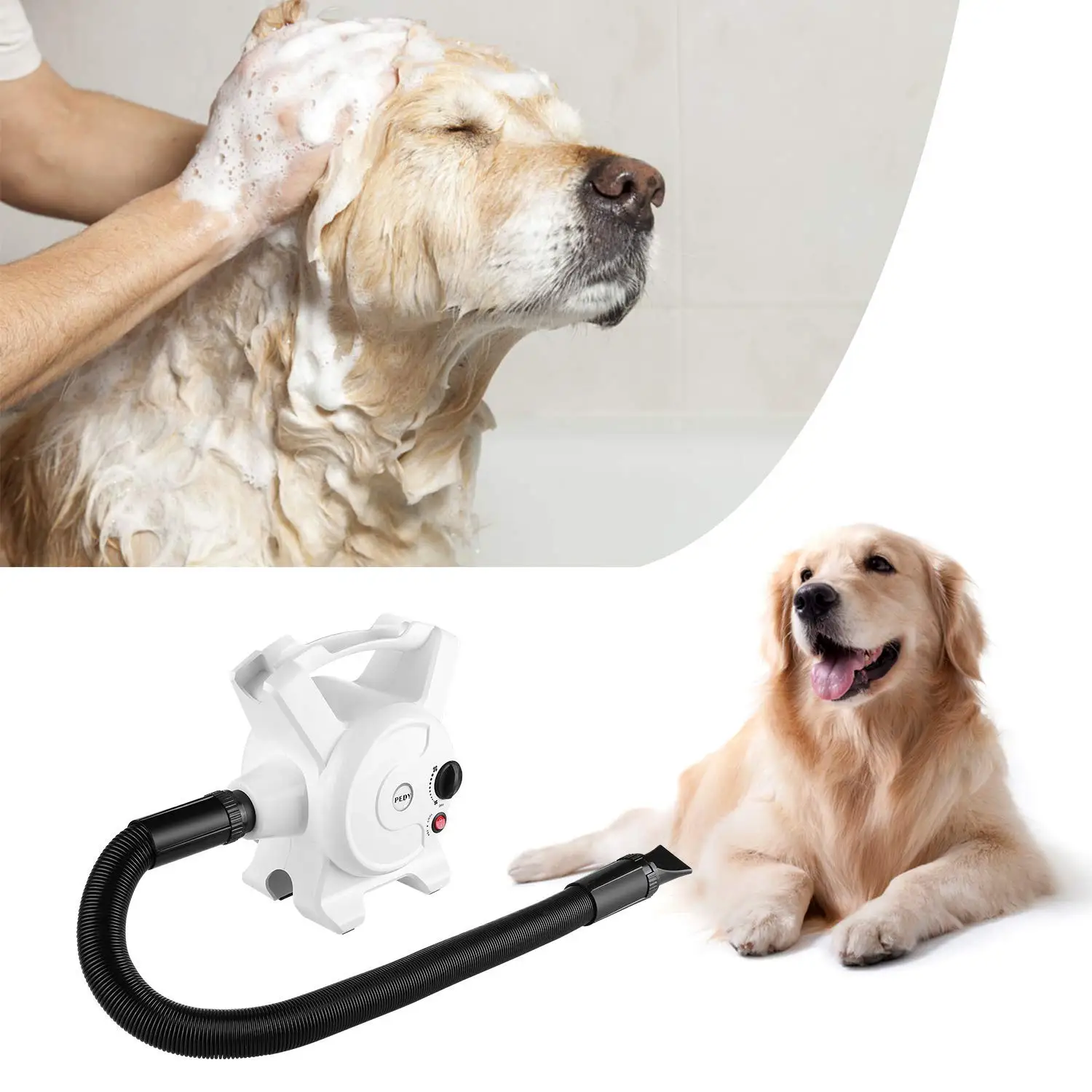 Pro Grooming Dogs Dog Compact Cabinet Pet Business Brushless Hair Bow Plastic Body Wireless Professional Wholesale Blow Dryer