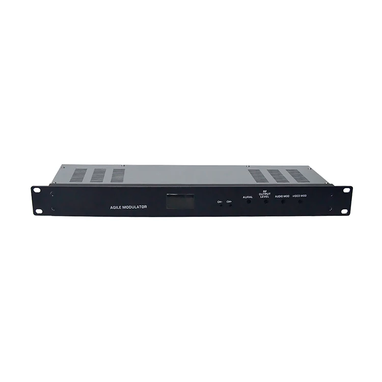 Low Price Good Quality 19 Rack Economic Standard Agile Video Modulator GM-AM810