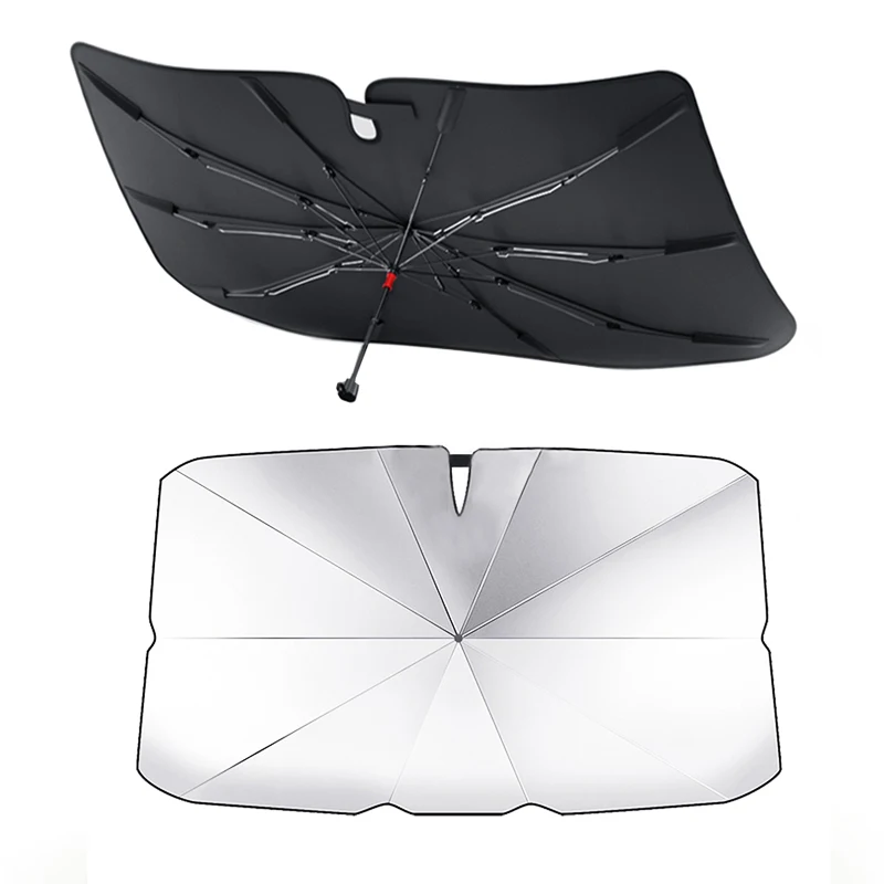 High Quality Portable Personalized custom Logo  Car Front Windshield Sunshade  Umbrella
