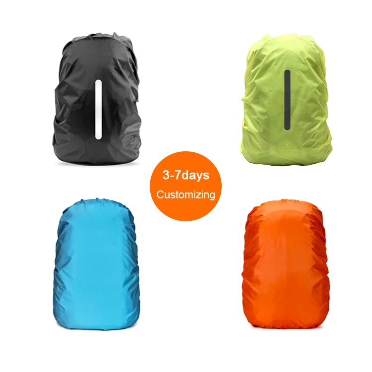Custom Logo OEM High Quality Waterproof Dustproof Raincover Reflective Backpack Rain Proof Covers for Bike