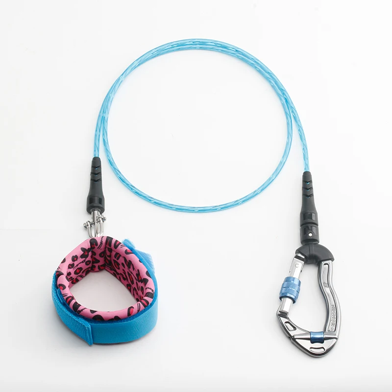 Custom Wristband Safe Lifeline Sturdy Durable Freediving Training Rope Safety Lanyard