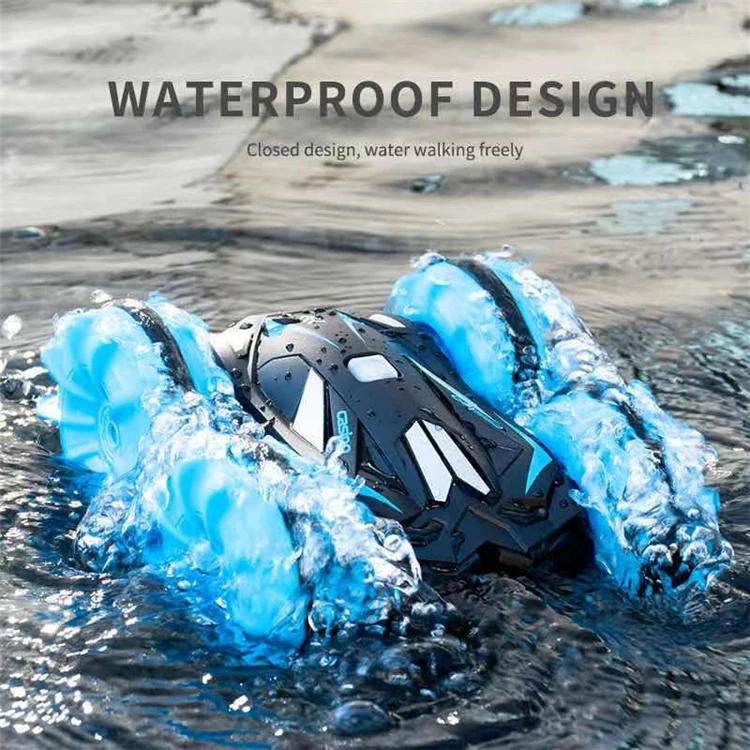 New product Amphibious Car Waterproof Driving Rotate Rc Cars Kids Remote Control Toy Car