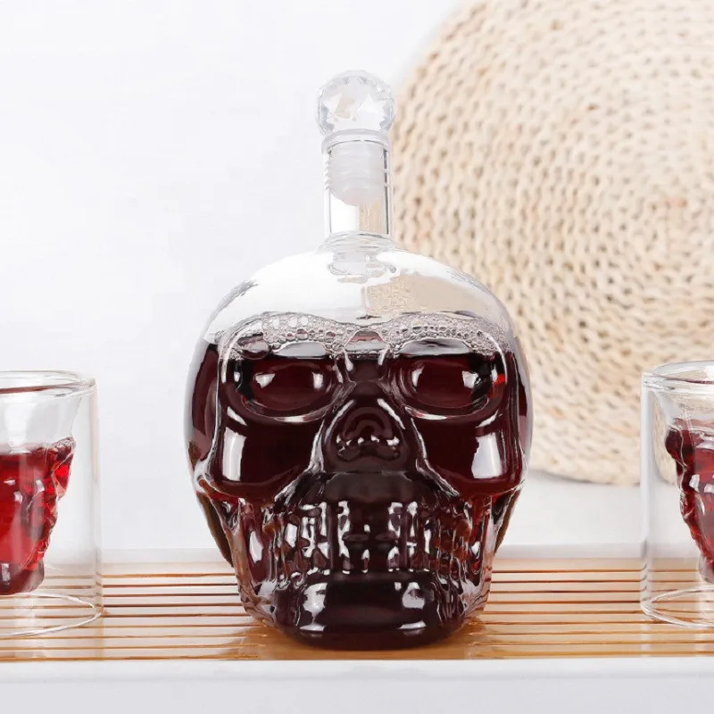 New Design 1000ML High Borosilicate Glass Water Drinking Set Bottles Beer Bottles