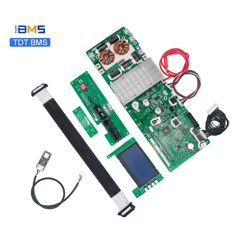TDT Software BMS 8s-16s RS485/RS232/CANBUS/Bluetooth 50a 60a 100a 150a 200a bms lifepo4 16S 48v smart bms lifepo4 16s 100a