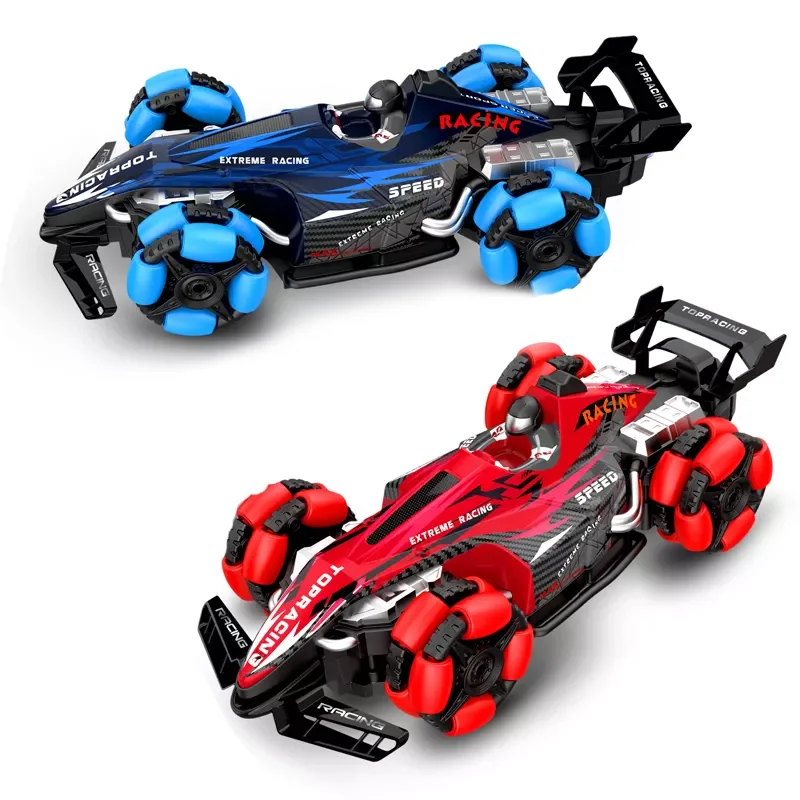 Kids Dritf RC Racing Car Toy 2.4ghz 1/12 Spray Remote Control Stunt Car Toy With Light Radio Control Spinning Truck