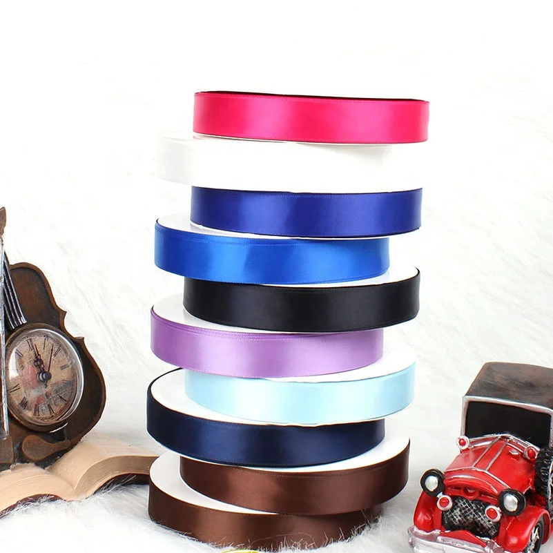 Factory Custom Grosgrain Personalised 100% Polyester 1.5inch Double Face satin ribbon Ribbon wholesale
