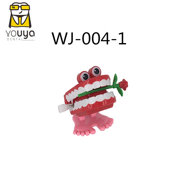 Chattering Dental Wind Up Toy Walking Teeth Practical Joke Toys