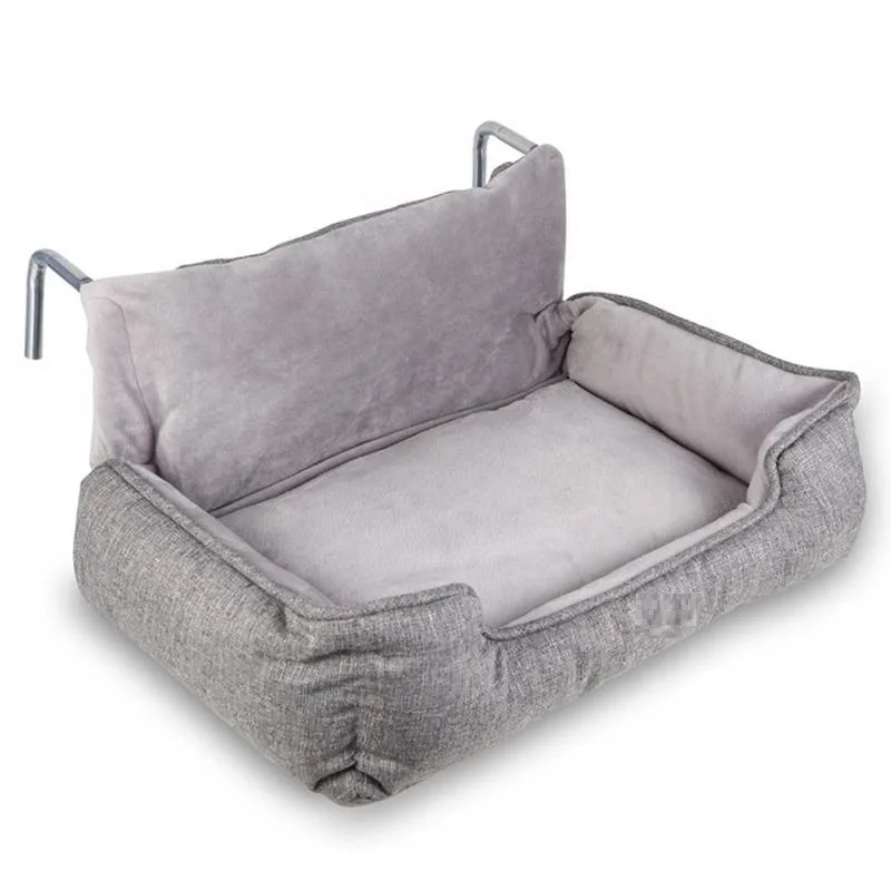 Wholesale Pet Cat Hammock Bed Custom household Cat Hammock with Plush Nap Mat with Wire Bed Frame