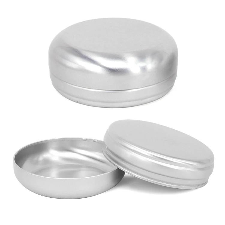 Круглая жестяная мыльница