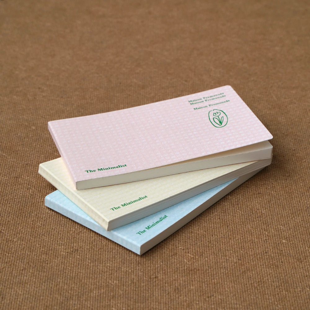 Wholesale Custom Cute Colorful Stationary Fancy Paper Maison Promenade Planner Notebook With Logo