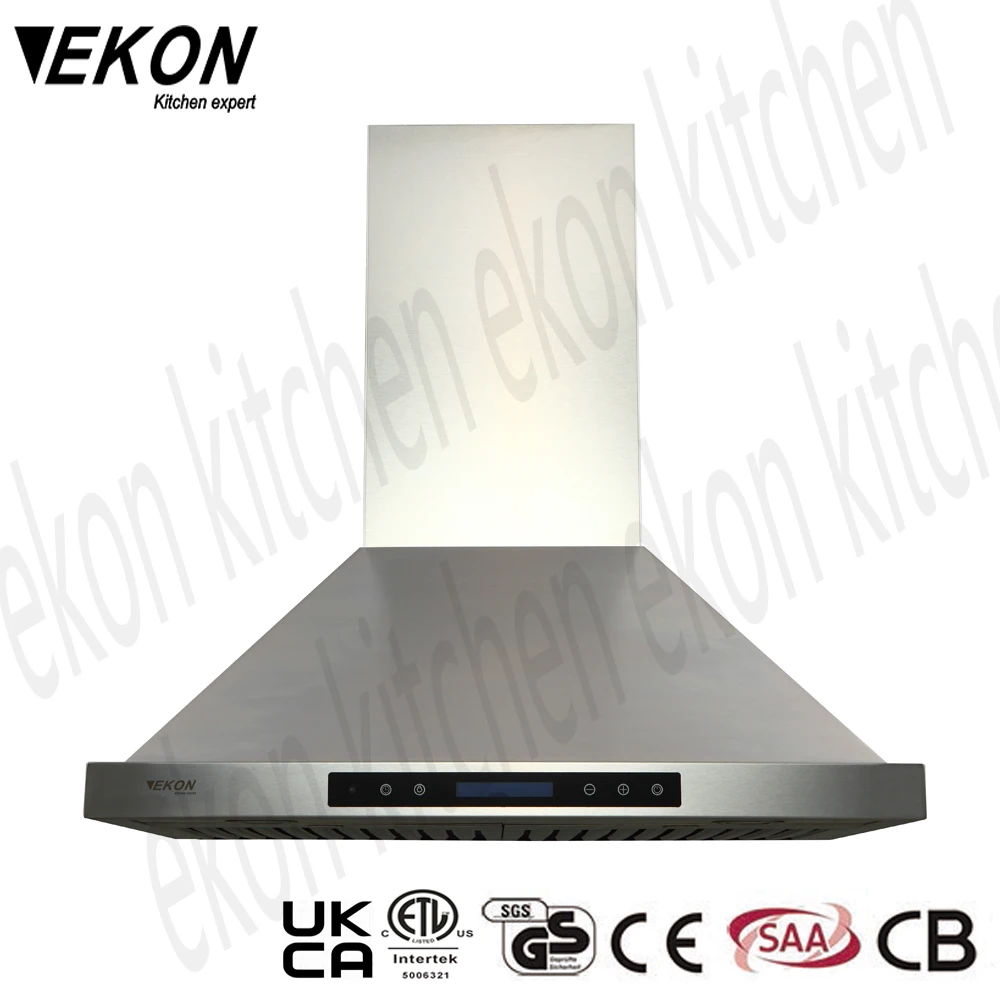 750mm stainless steel commercial cooker hood