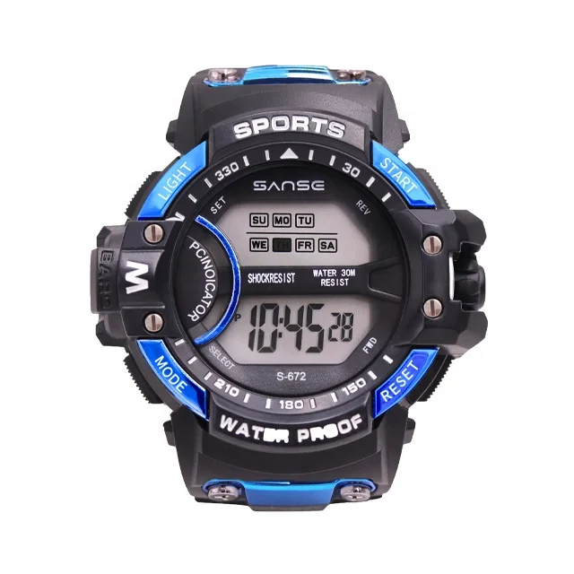 SANSE S-672 most popular factory best selling digital sports relojes hombres deportivos camouflage watch for men