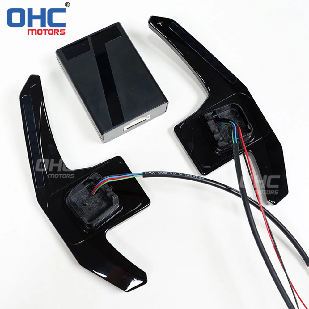 Steering Wheel shift paddle for audi A3 S3 A4 S4 B8 A5 S5 A6 S6 A7 S7 A8 S8 Q3 Q5 Q7 RS4 RS5 RS7 11-17 LED paddle shifter