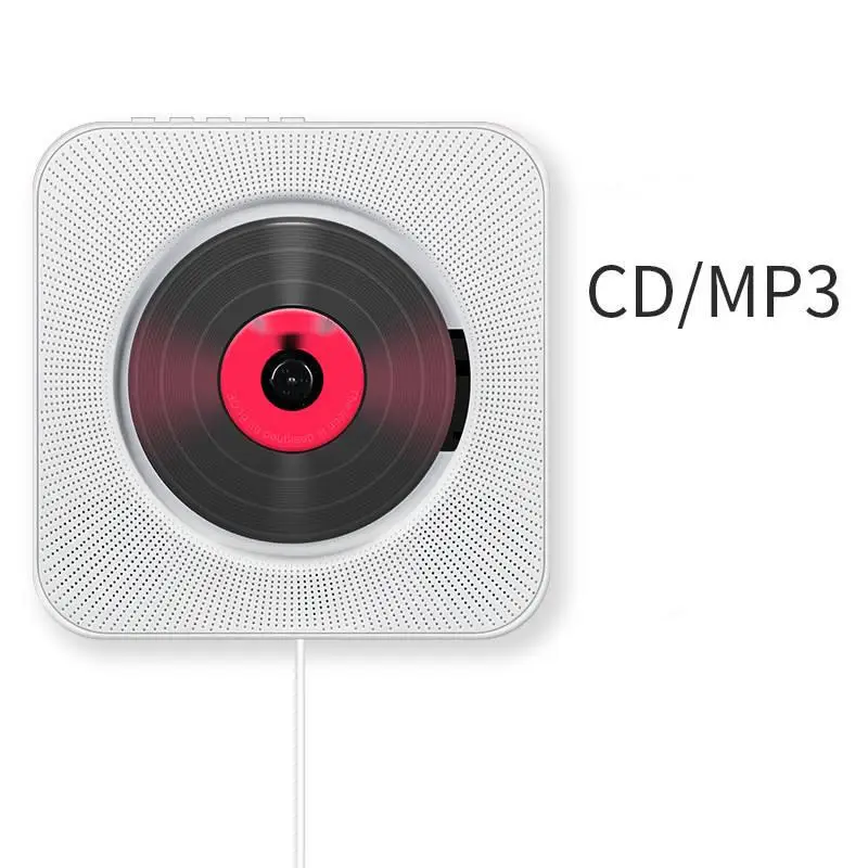 Портативный ЖК-CD-плеер 100-240 В объемный звук FM-радио USB MP3 диск с динамиком