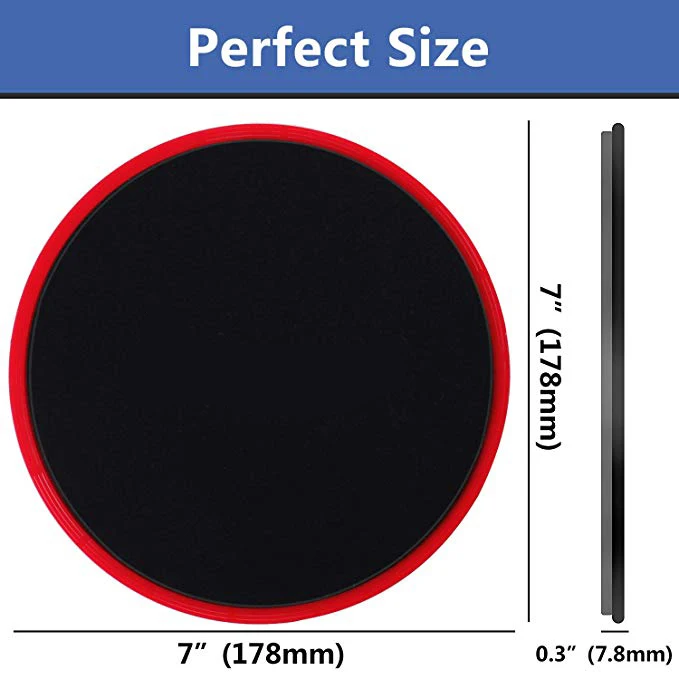Custom Logo Push-Up Floors Sliding Gym Pilates Gliders Ab Exercise Core Sliders Fitness Workout Gliding Discs