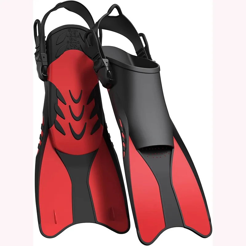 2024 New Arrived Diving Fins Waterproof Fins Swimming Flipper Open Heel Adjustable Swimming fins