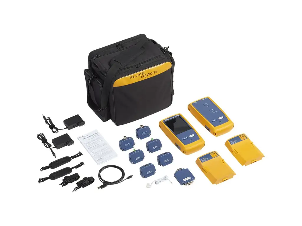 Сетевое устройство Fluke DSX2-5-IE-K1-комплект для проверки и устранения неисправностей промышленного кабеля