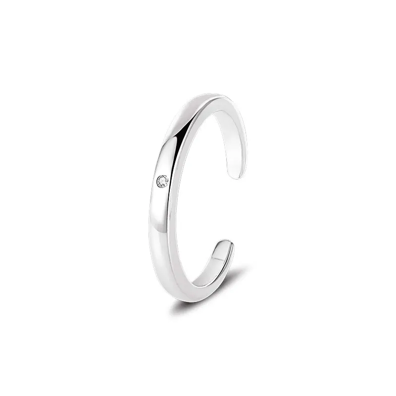 friendship korean micro minimalist 925 silver ring trendy women