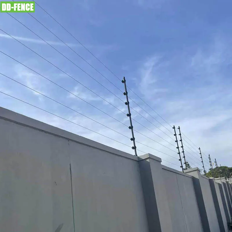 150m 6 line black poultry netting electric fence high voltage pulse electric fence for home security animal farm