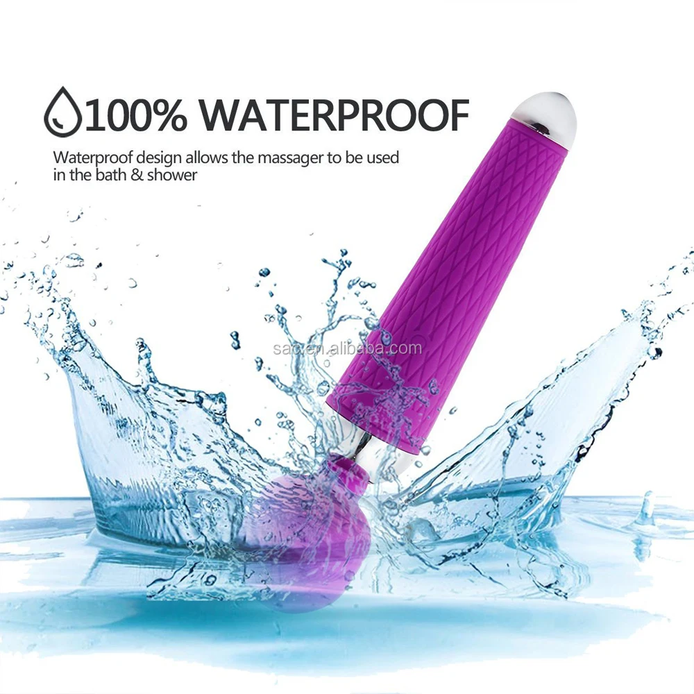 SacKnove Adult Female Sex Toys USB Electric Vibration Massager Masturbation Silicone Body Massage Tool Woman Vibrator Wand