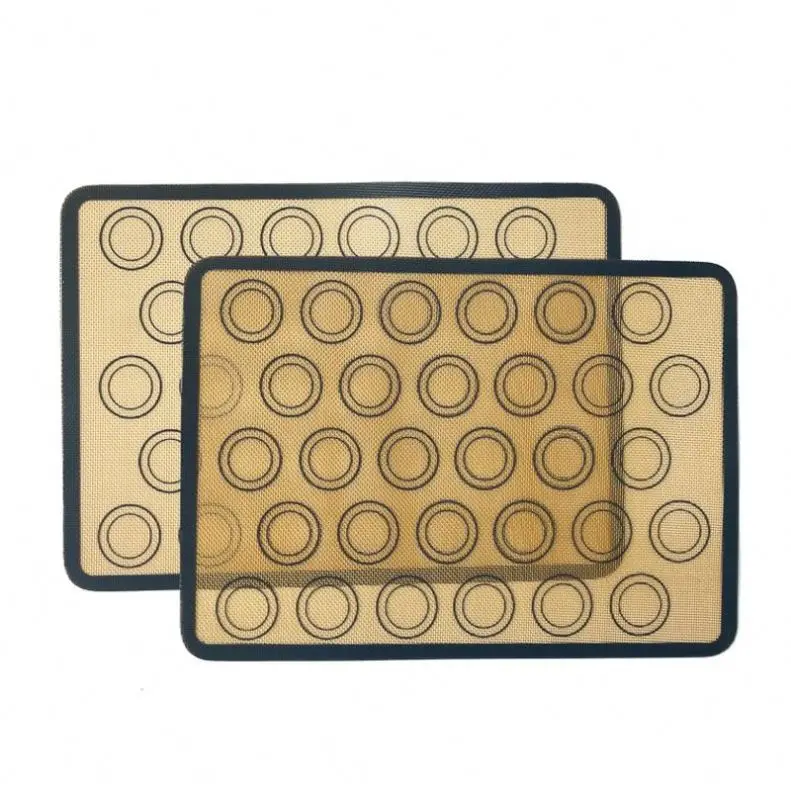 Customizable Nonstick Baking Pastry Mat Sheet Non-Slip Silicone Baking Mat Set