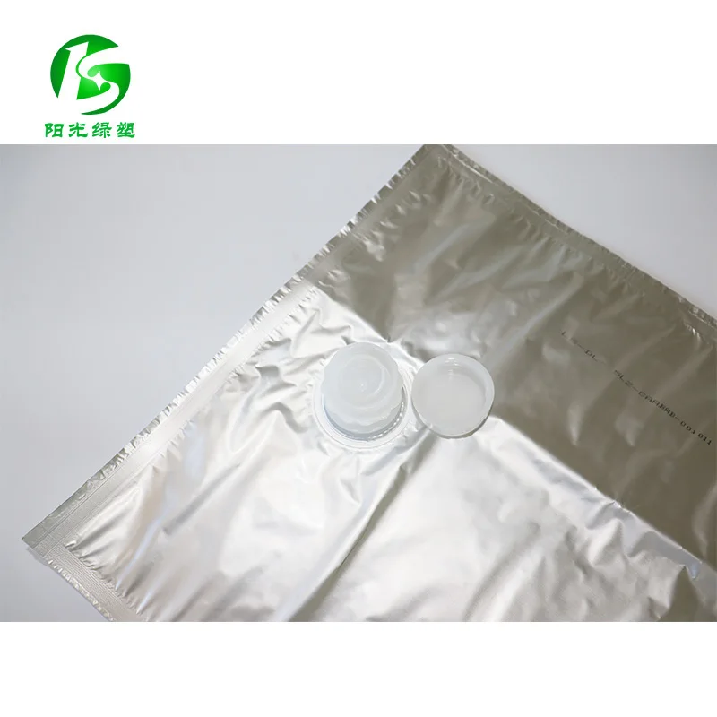 Aseptic bag in box for grape juice/wine