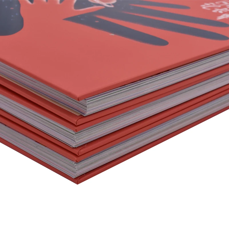 Customized Notebook Diary Wire Binding Hot Stamping Foil Journal Agenda Hardcover Spiral Notebook