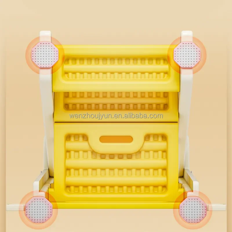 JYUN wholesale baby step stool adjustable height ladder chair montessori plastic folding toddler learning tower kitchen helper