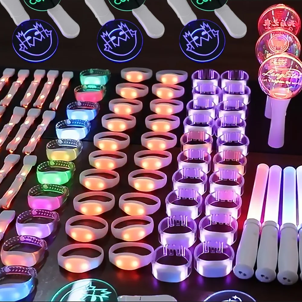 Powerful Factory Hot Selling Wedding Party Customized Remote Control LED RGB Silicone Bracelet