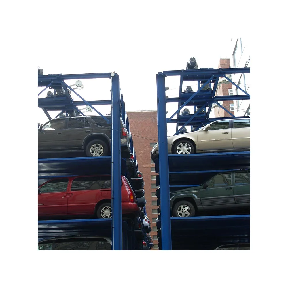 Efficient 4-Level Premium Outdoor Steel Car Stacker 4-Car Quad Stack Hydraulic Parking Lift System Motor Parking Equipment