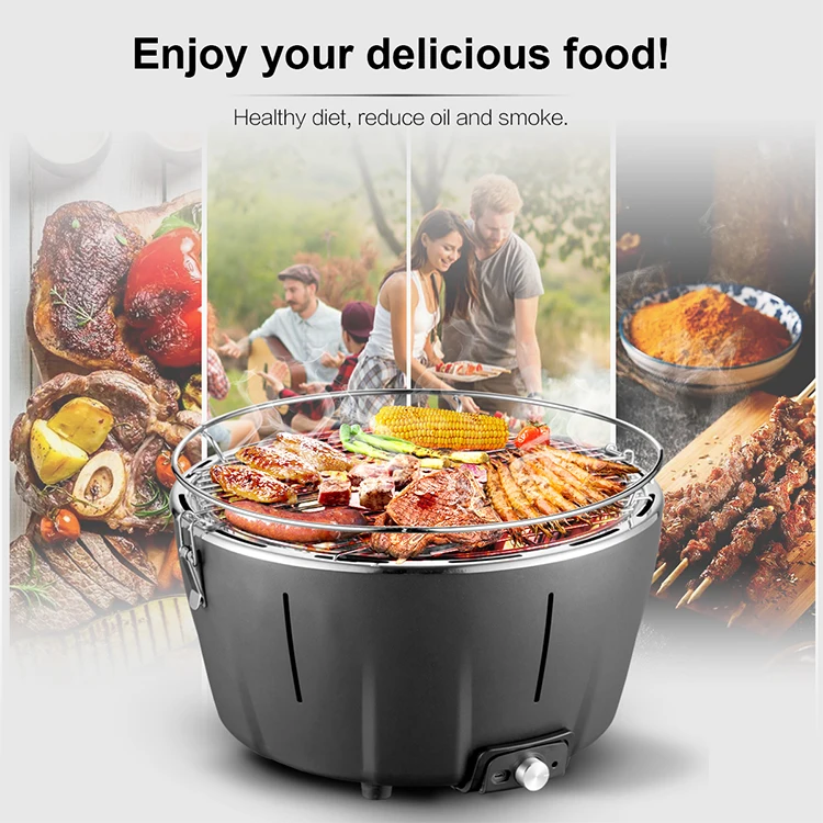 charcoal grill windproof portable korea barbecue grills charcoal barbecue thai bbq  with travel bags