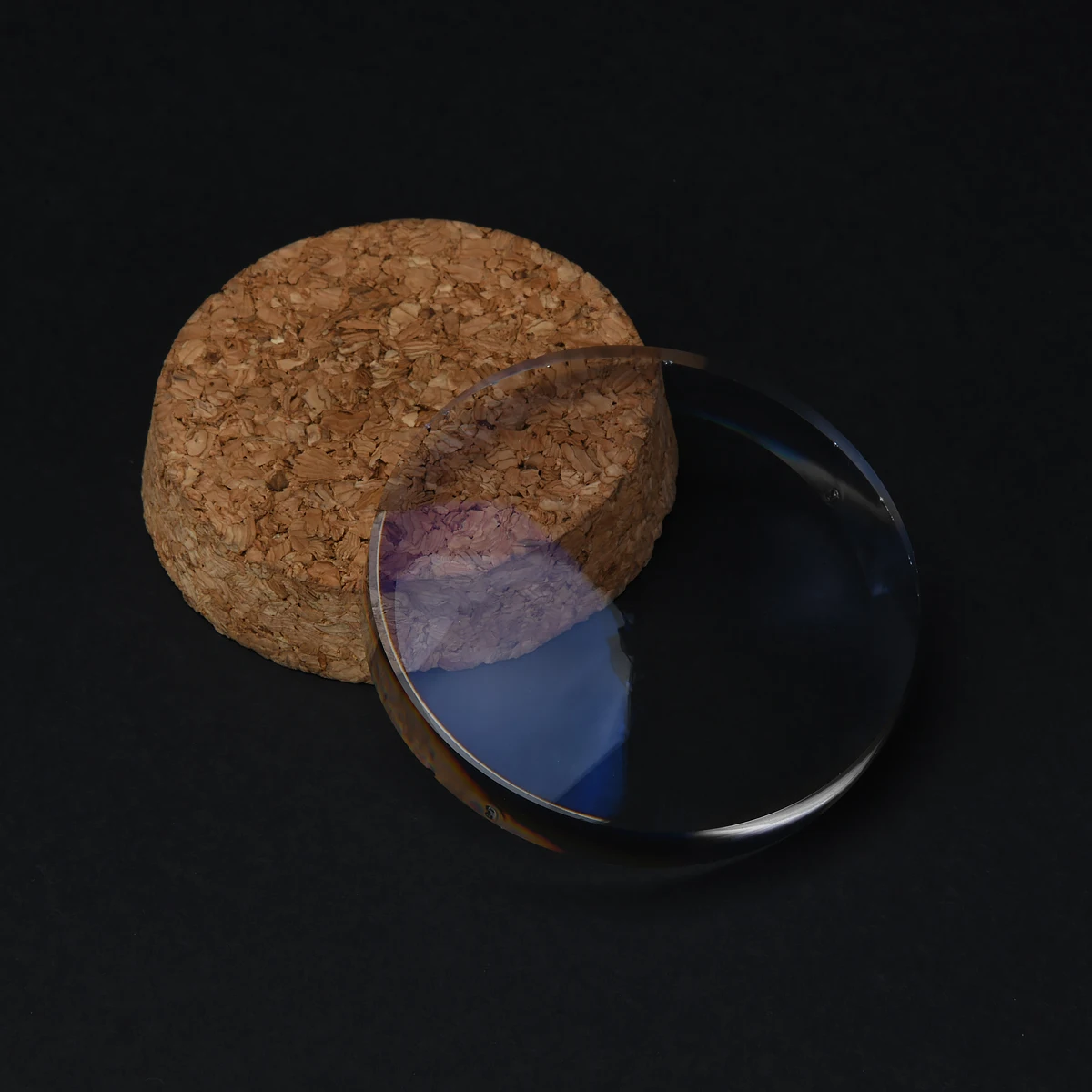 Top Seller 70/28MM Base400 Optical Lenses SF-1.56 Blue Cut Round Top HMC Blue Coating Bifocal Lens