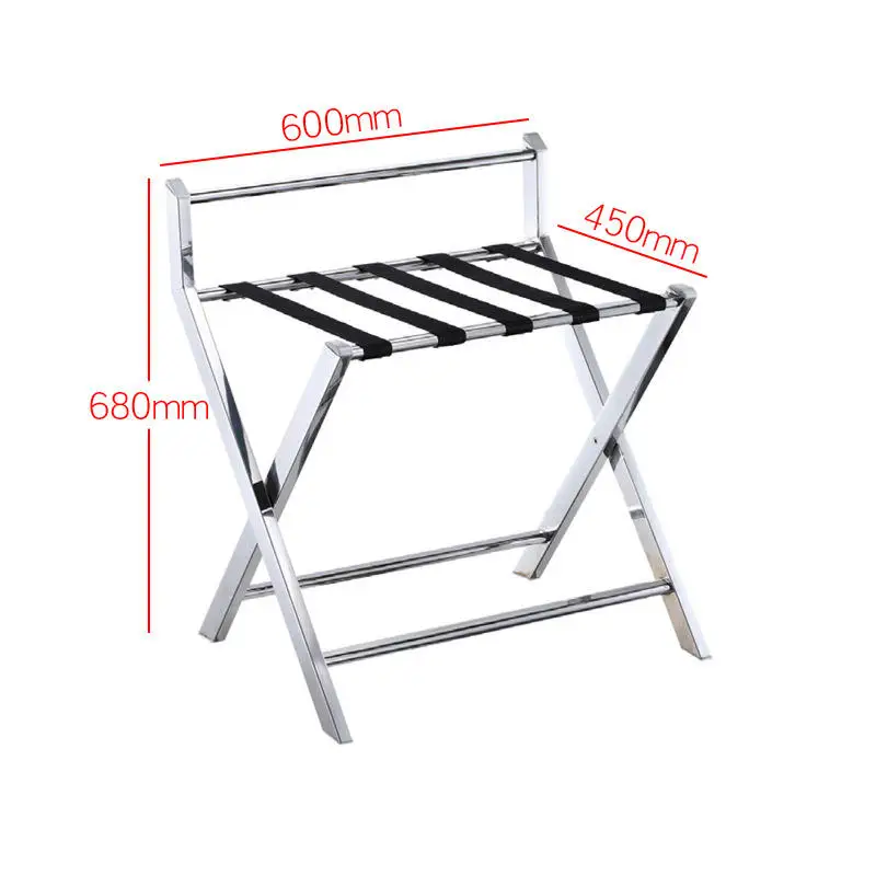 Современная нержавеющая сталь высокого качества отель багажная стойка для гостиничного номера