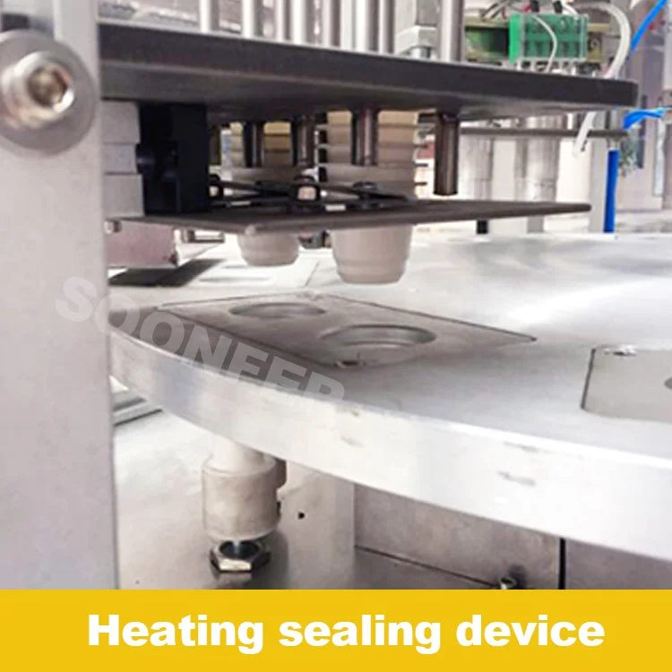 Automatic plastic aluminium small tea all in one coffee capsule filling and sealing machine price