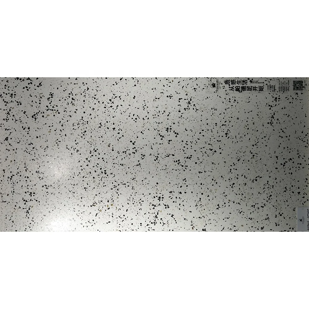 hot sale terrazzo carving effect floor tiles 60x120 glazed 600x1200 rustic outdoor porcelain tiles in dubai