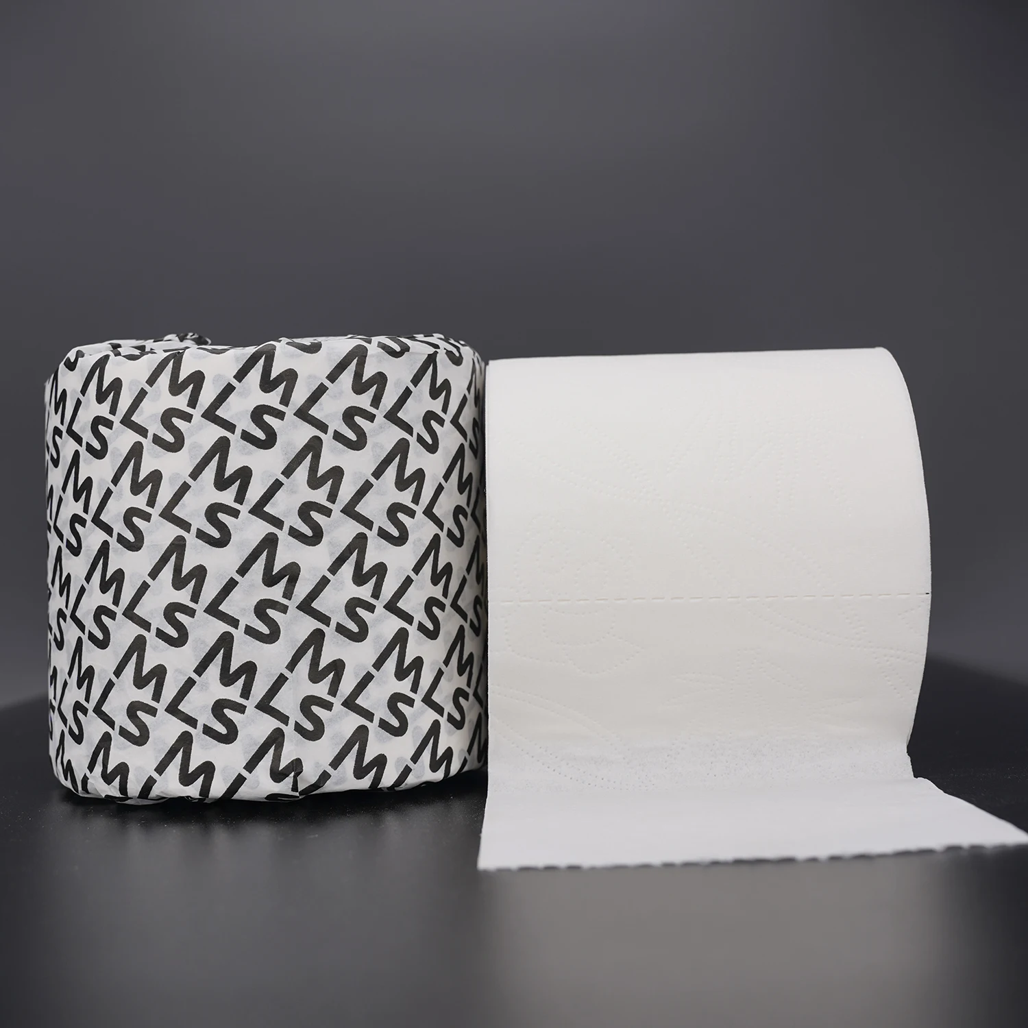 Soft Custom Bamboo Toilet Paper Roll White Disposable Toilet Tissue (1600550131763)