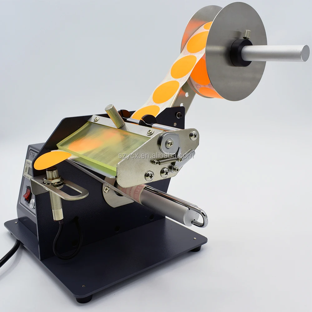 Automatic Optical Fiber Sensor Transparent Label Dispenser Stripping Machine FTR-118C