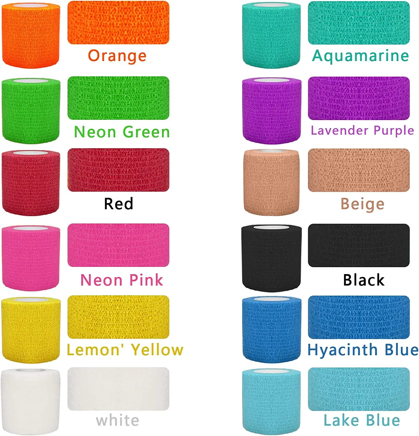 Self Adhesive Bandage Wrap Vet Wrap Cohesive Bandages Self Adhering Bandage Wrap Athletic Tape Self Adhesive