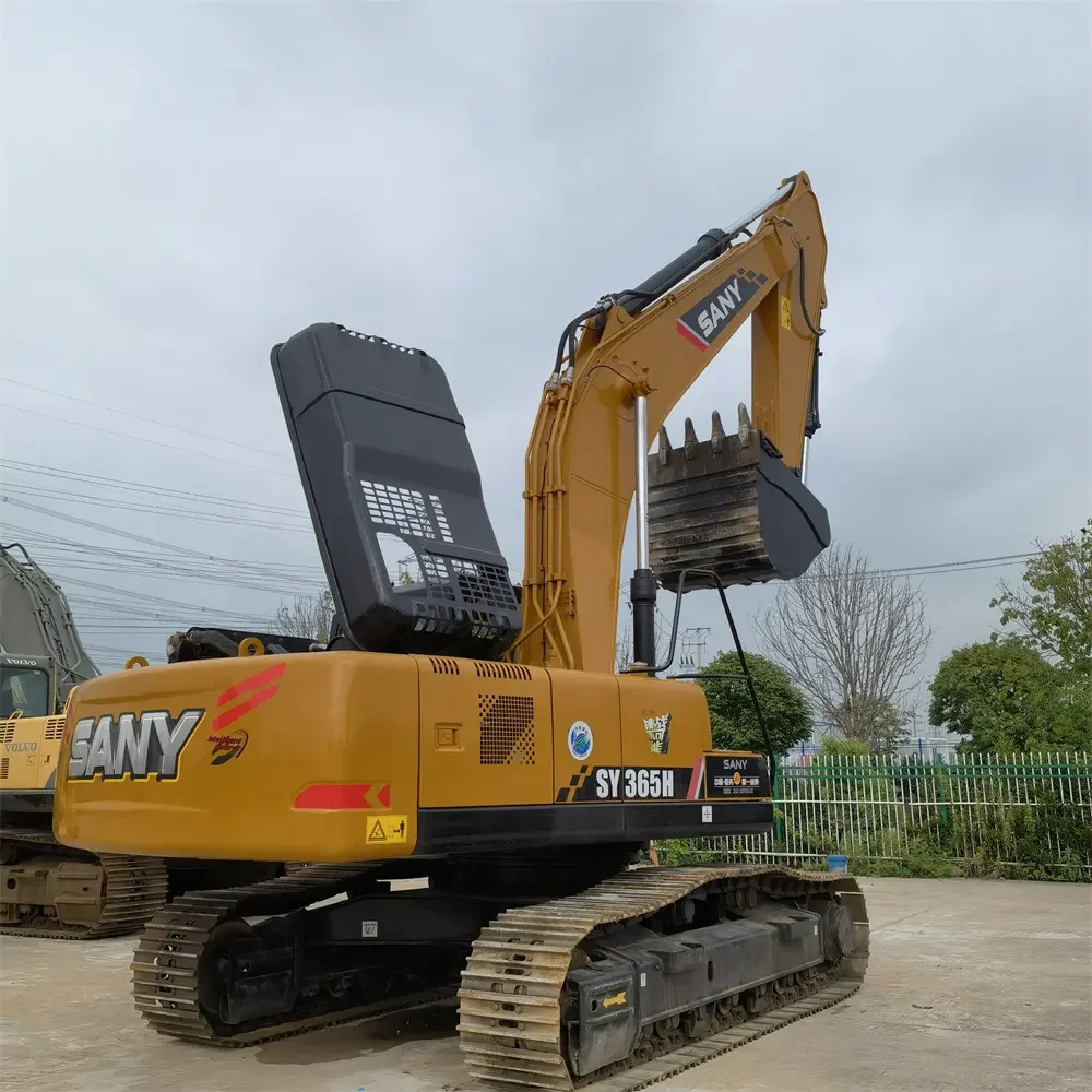 Горячая распродажа Китай Sany Sy365H Sy245H Sy305H подержанная Excav 36 тонн большого экскаваторного крючка Строительная техника SY365H