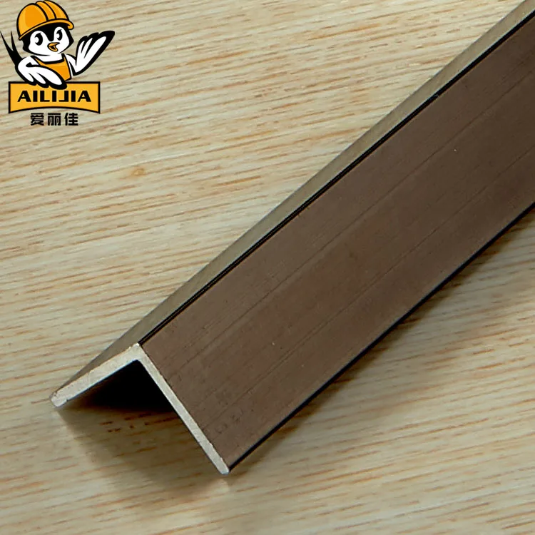 Decorative Brass Aluminum Edge Trim Right Angle Tile Edge Tile Trims
