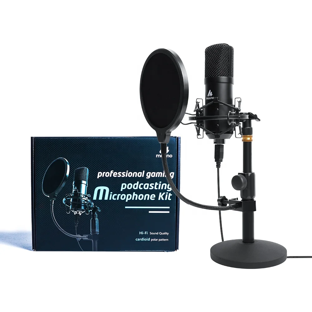Youtube Microphone Recording Condenser usb streaming podcast pc microphone for studio