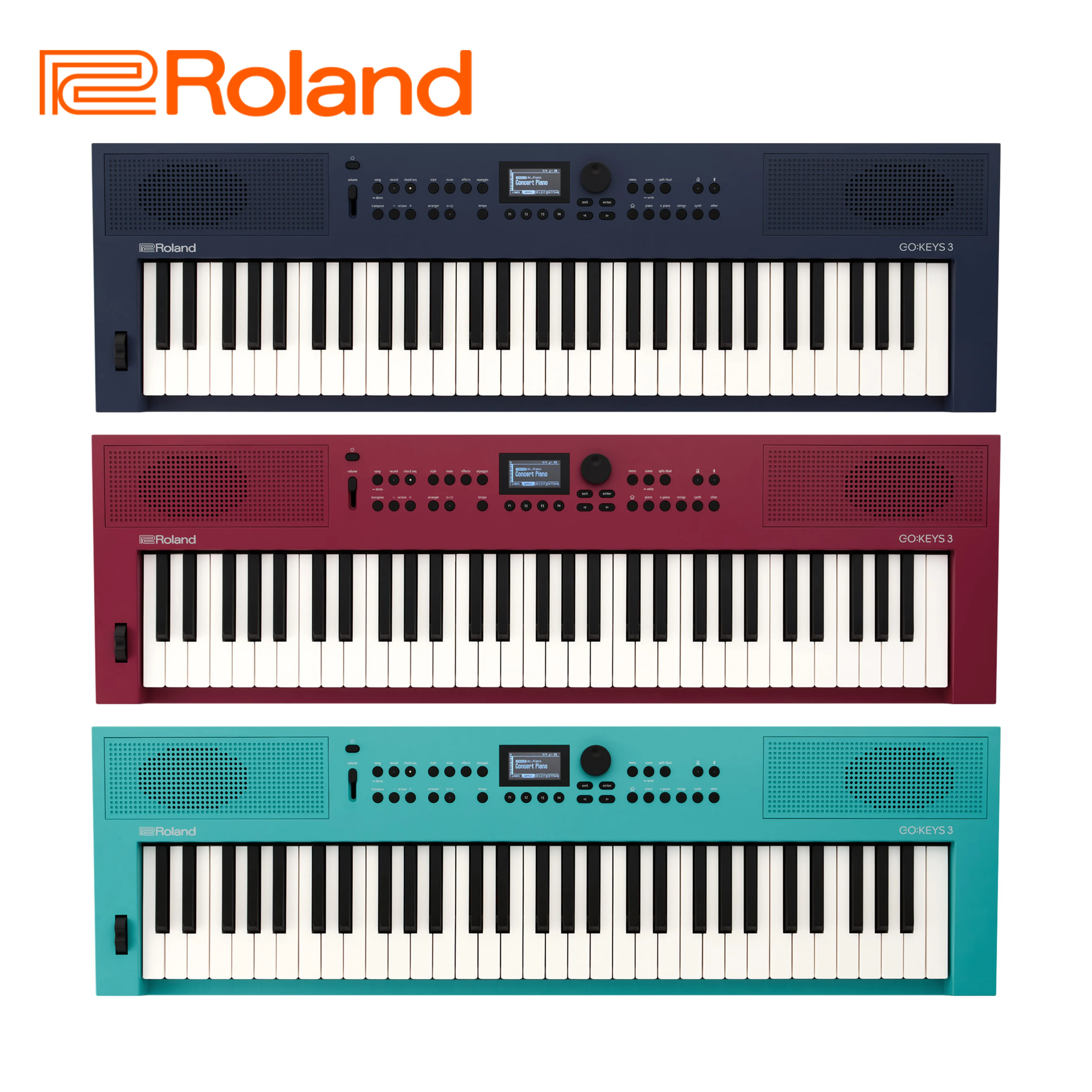 Roland GO:KEY3 Brand Electric Piano NEW GO:KEYS 61KEYS Electronic Keyboard Piano Music Creation Keyboard