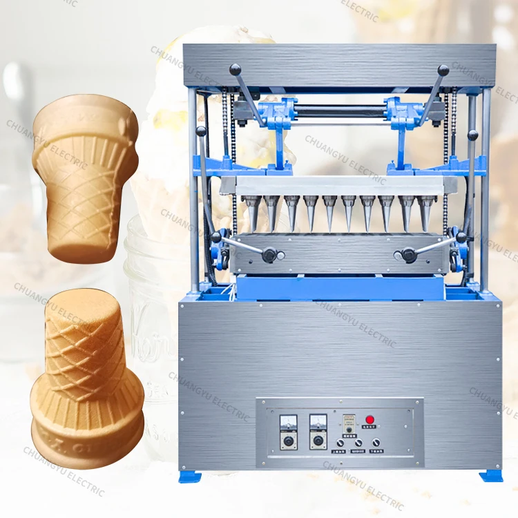 Commercial Ice Cream Cone Machine|Wafer Cone Forming Equipment for sales