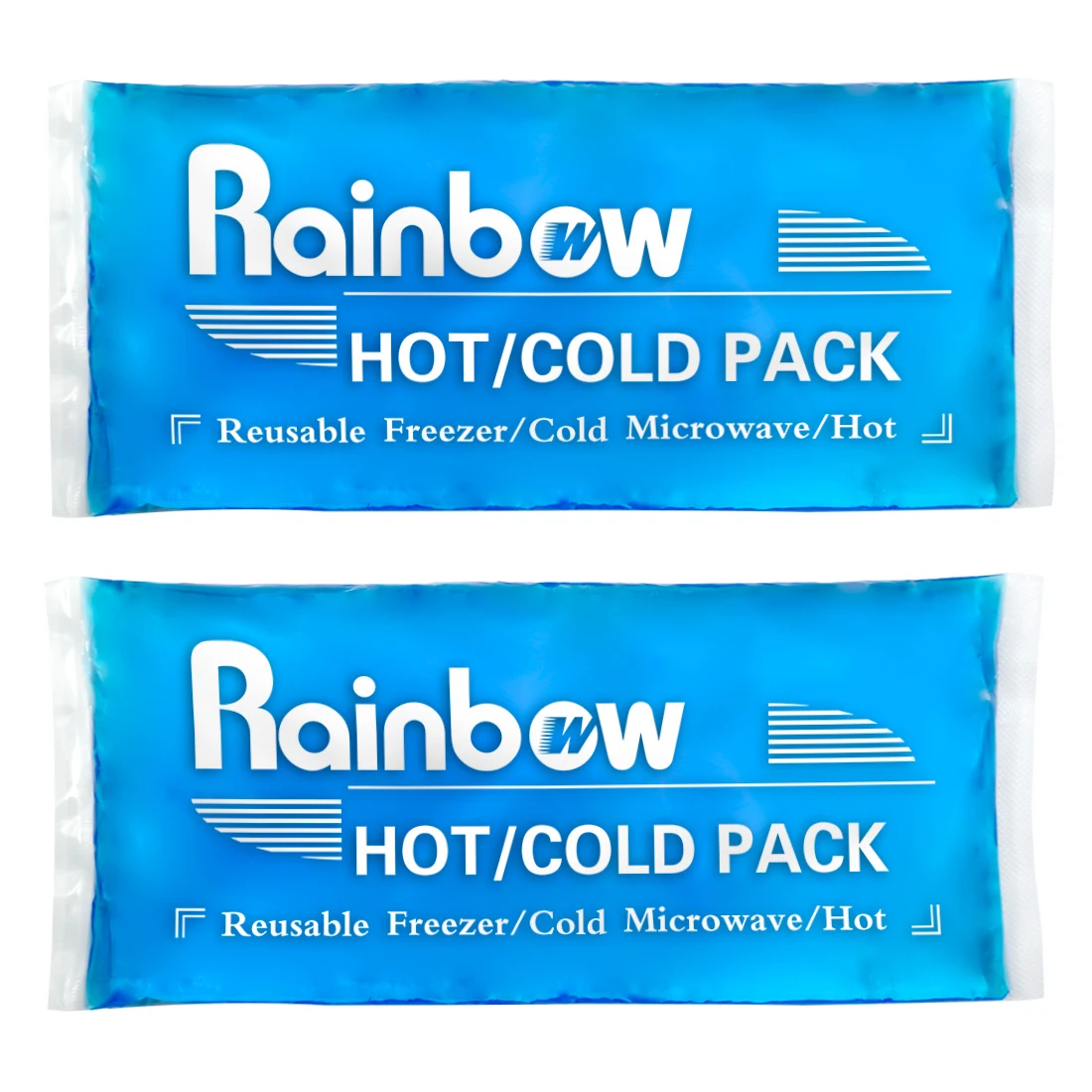 2pcs Can be frozen or heated Coextrusion film refrigerator gel ice bags